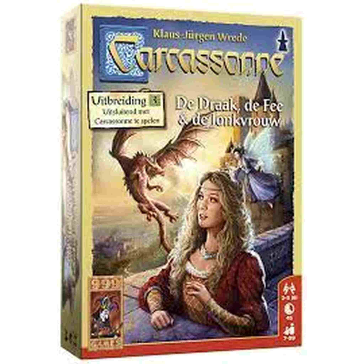 999 Games Carcassonne: De Draak, De Fee En De Jonkvrouw