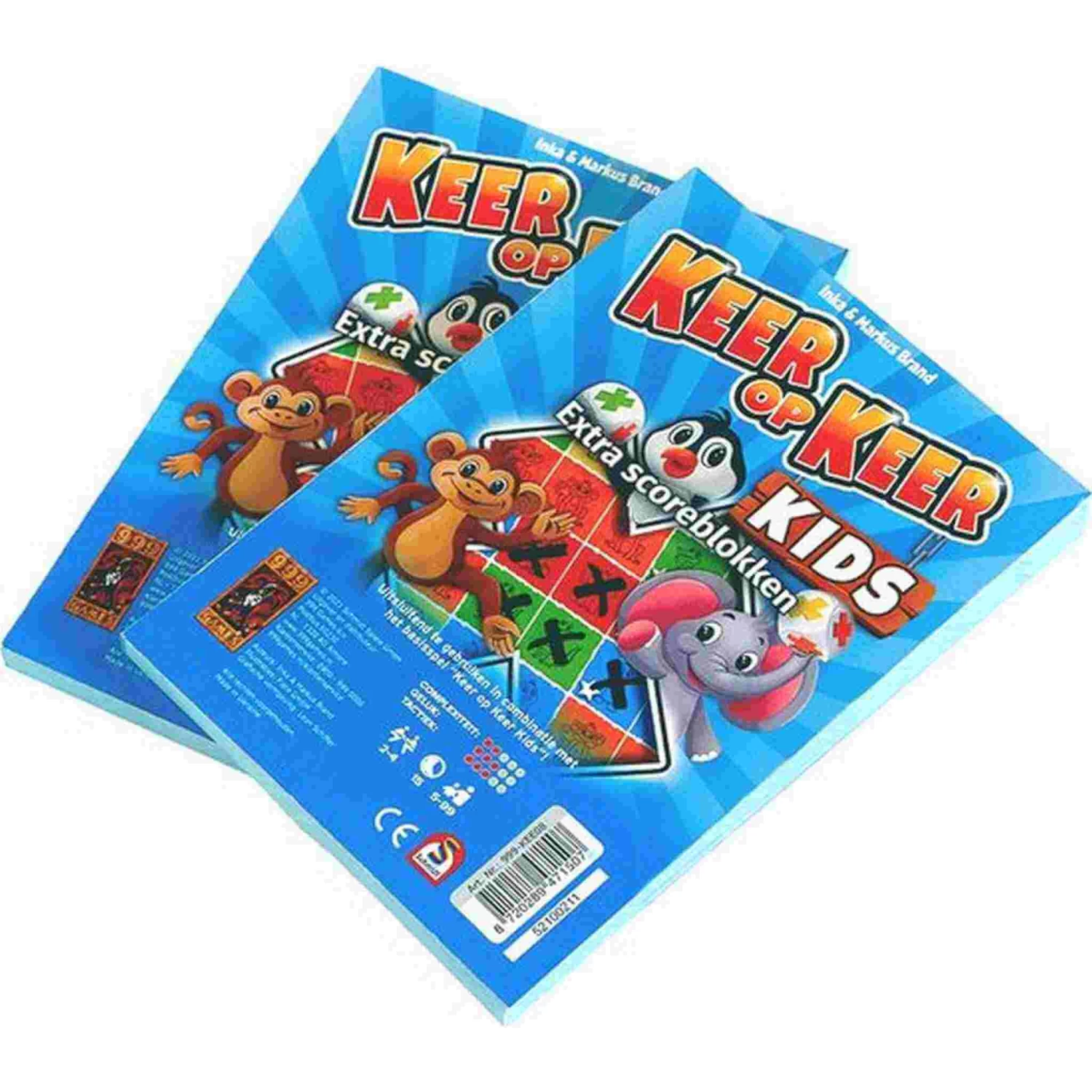 999 Games Scoreblokken Keer Op Keer Kids Twee Stuks