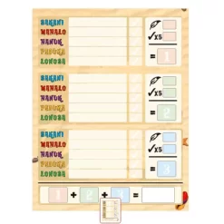 999 Games Scoreblokken Samoa (3 Stuks)