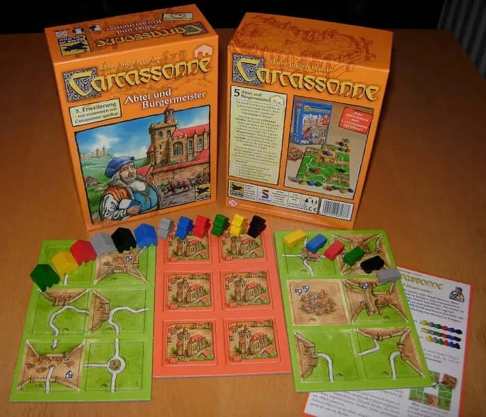 999 Games Carcassonne: Burgemeesters En Abdijen - Afbeelding 2